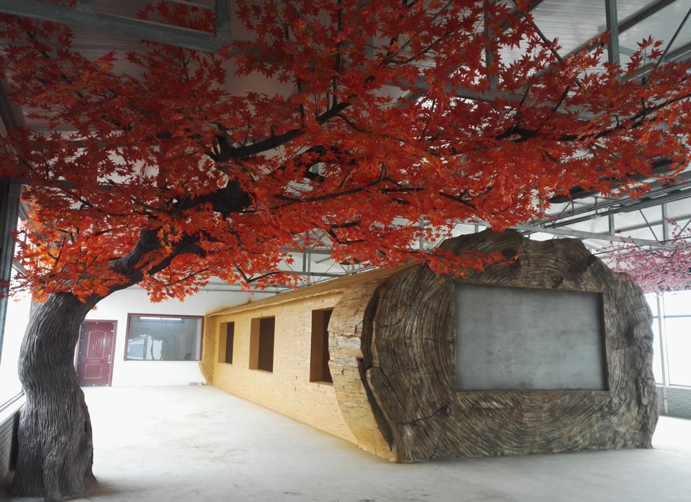 仿真紅楓樹景觀