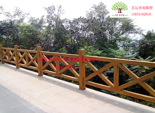 仿木欄桿現(xiàn)場制作